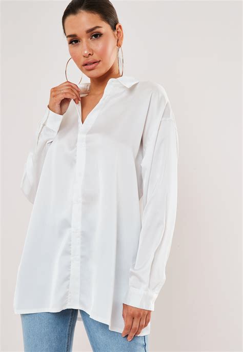 women's oversized white shirt